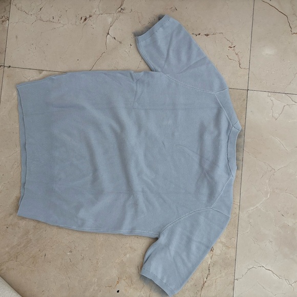 Zara Light Blue sweater with Tulle Detail - Picture 2 of 4